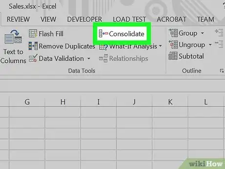 Imagen titulada Merge Two Excel Spreadsheets Step 5