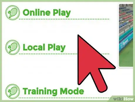 Imagen titulada Do a Fast Ball in Tennis in Wii Sports Step 1
