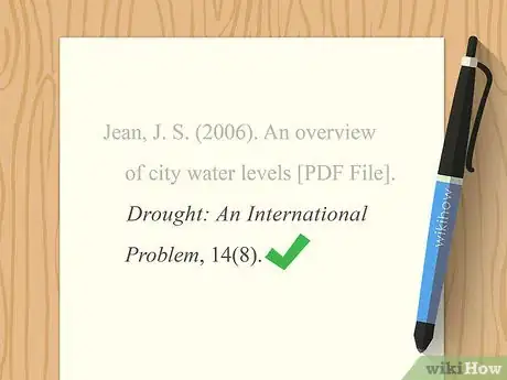 Imagen titulada Cite Online PDFs in APA Style Step 9