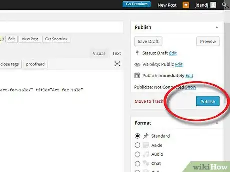 Imagen titulada Add a Link to WordPress Step 9