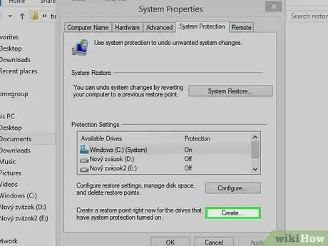 Imagen titulada Create a Restore Point in Windows 8 Step 3
