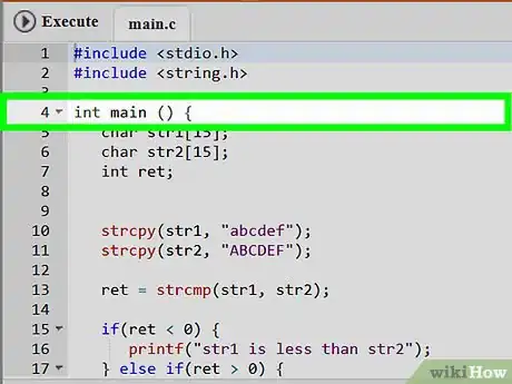 Imagen titulada Compare Two Strings in C Programming Step 3
