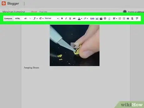 Imagen titulada Embed a YouTube Video in a Blogger Blog Step 12