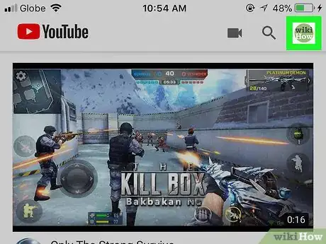 Imagen titulada Log Out of YouTube on iPhone or iPad Step 2