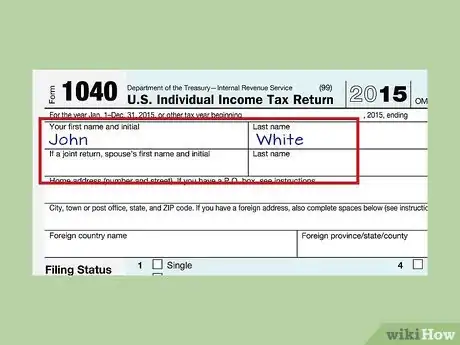 Imagen titulada Fill out IRS Form 1040 Step 5