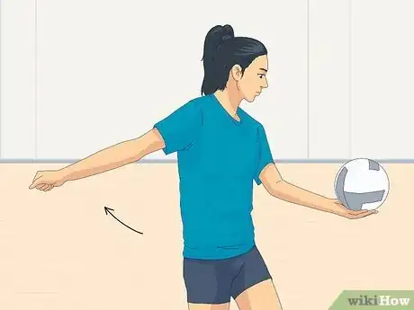 Imagen titulada Do an Underhand Serve Step 9