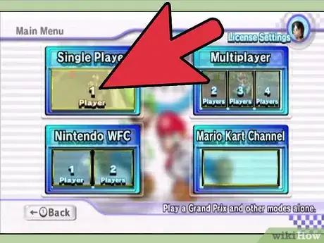 Imagen titulada Unlock Baby Daisy in Mario Kart Wii Step 1