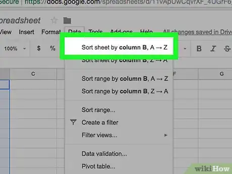Imagen titulada Alphabetize in Google Docs Step 17