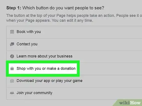 Imagen titulada Add a Shop Now Button on Facebook on PC or Mac Step 5