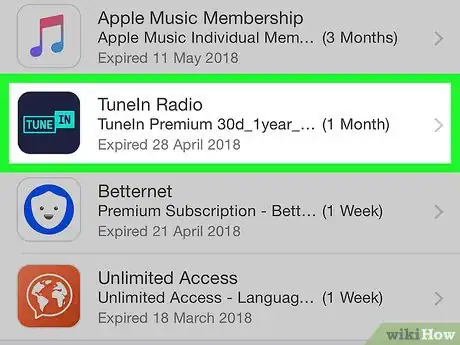 Imagen titulada Cancel Subscriptions on iPhone Step 8