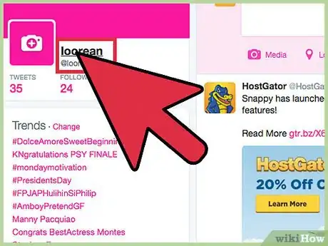 Imagen titulada Be Noticed by Your Idol on Twitter Step 10