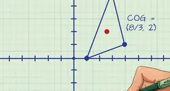 calcular el centro de gravedad de un triángulo