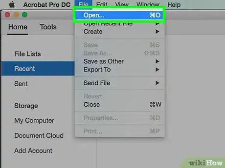 Imagen titulada Attach a File to a PDF Document Step 1