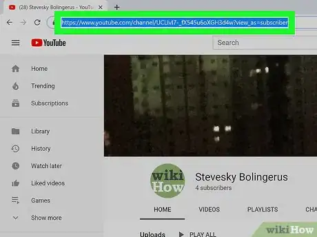 Imagen titulada Make a Subscribe Link for YouTube Channel Step 4