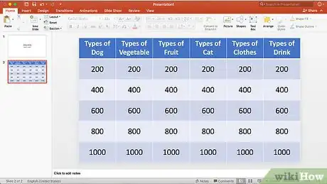 Imagen titulada Make a Jeopardy Game on PowerPoint Step 11