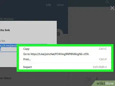 Imagen titulada Invite Someone to a Group on Telegram on PC or Mac Step 7