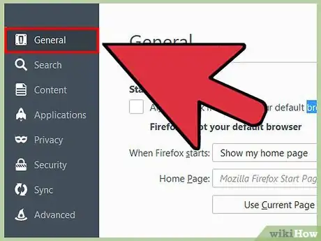 Imagen titulada Change your Start Page on Mozilla Firefox Step 7