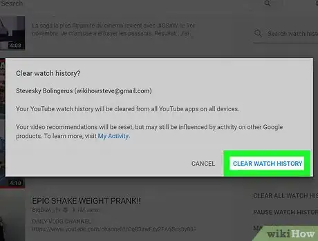 Imagen titulada Clear Your YouTube History Step 11
