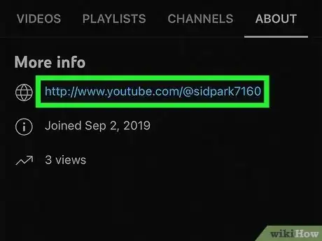 Imagen titulada Find Your YouTube URL Step 5