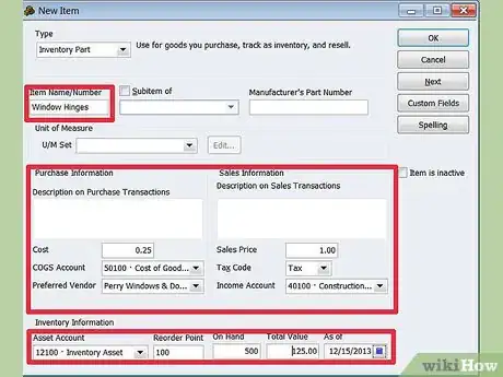 Imagen titulada Use QuickBooks for Inventory Step 13