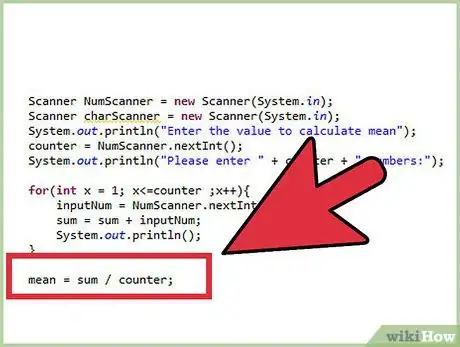 Imagen titulada Write a Program in Java to Calculate the Mean Step 3