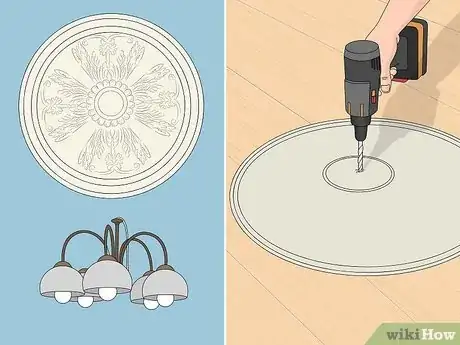Imagen titulada Put Up a Ceiling Rose Step 2