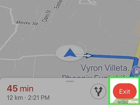 Imagen titulada Change the Route on Google Maps on iPhone or iPad Step 7