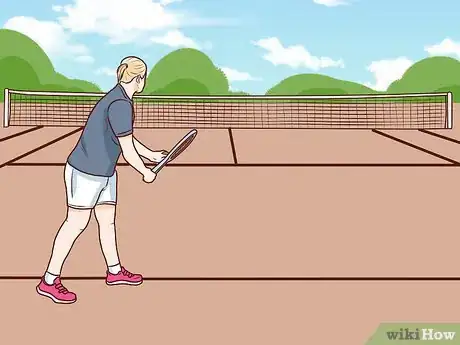 Imagen titulada Hit a Kick Serve in Tennis Step 1