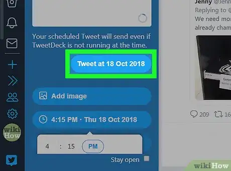 Imagen titulada Schedule Tweets on Twitter Using TweetDeck Step 7
