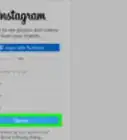 abrir una cuenta de Instagram a través de un PC