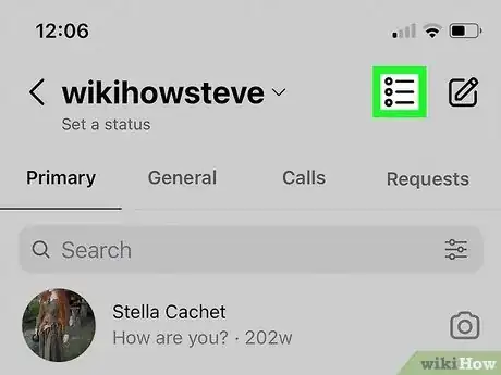 Imagen titulada Unread Messages on Instagram Step 3