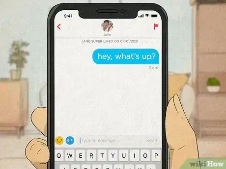 Imagen titulada Respond to a Super Like on Tinder Step 2