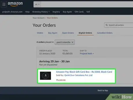 Imagen titulada Cancel an Amazon Gift Card Delivery Step 4