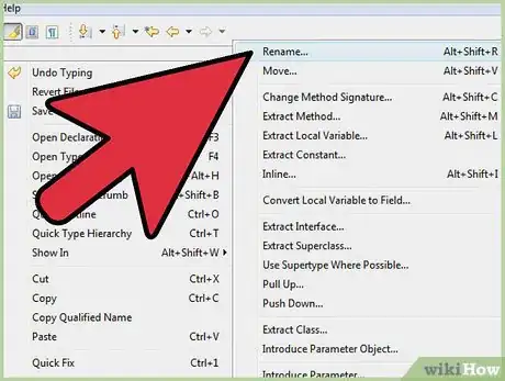 Imagen titulada Rename Variables in Eclipse (Java) Step 1