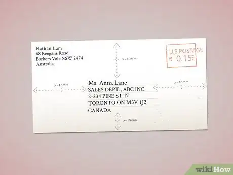 Imagen titulada Address Envelopes to Canada Step 15