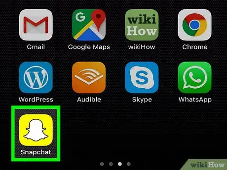 Imagen titulada Change Your Profile Picture on Snapchat Step 1