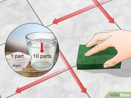 Imagen titulada Clean Grout Off Tile Step 4