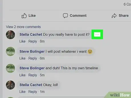 Imagen titulada Delete a Comment on Facebook Step 5