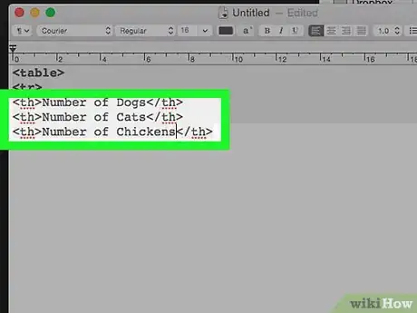 Imagen titulada Create a Table in HTML Step 5
