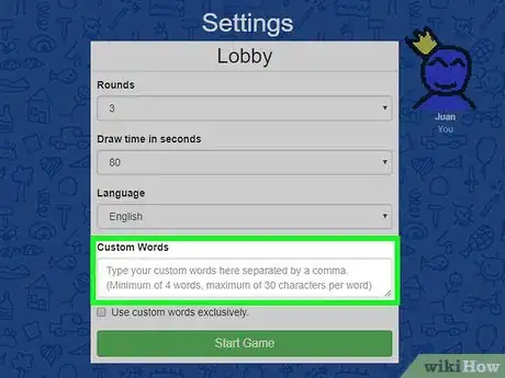 Imagen titulada Create a Private Room in Skribbl.io Step 12