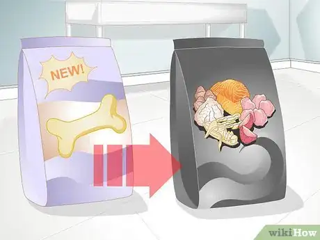 Imagen titulada Switch Dog Foods Gradually Step 1