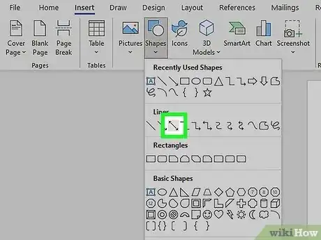 Imagen titulada Insert a Line in Word Step 5