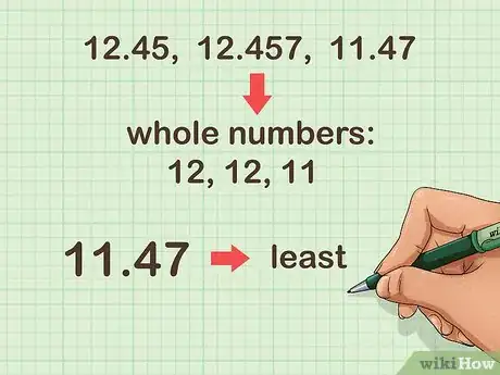 Imagen titulada Order Decimals from Least to Greatest Step 1