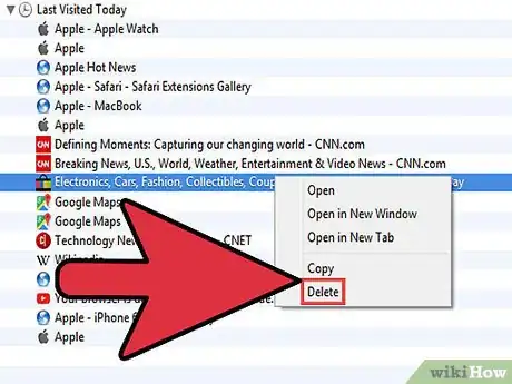 Imagen titulada Clear History in Safari Step 8