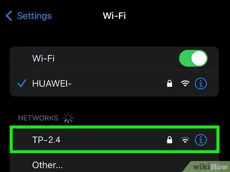 Imagen titulada Change WiFi to 2.4 Ghz on iPhone Step 4