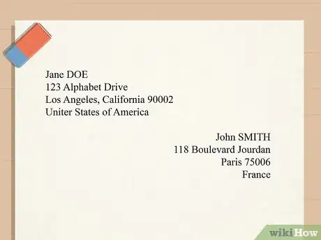 Imagen titulada Address a Letter to France Step 7