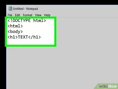 Imagen titulada Create a Simple CSS Stylesheet Using Notepad Step 5