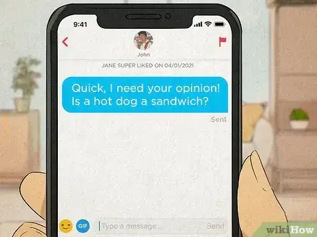 Imagen titulada Respond to a Super Like on Tinder Step 6