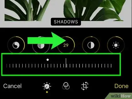 Imagen titulada Adjust the Shadows of a Photo Using the iPhone Photos App Step 8