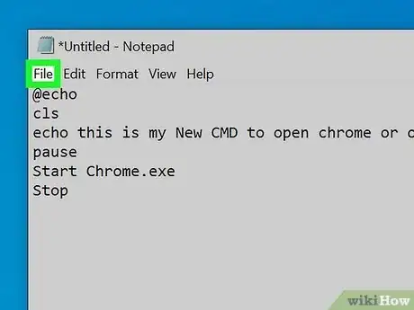 Imagen titulada Make an Exe File Step 5